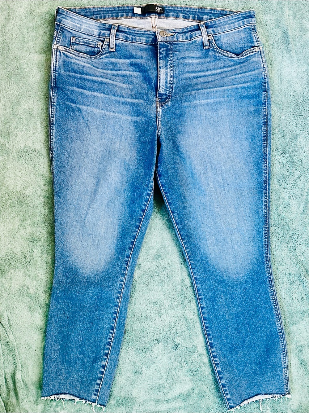 KUT From The Kloth Raw Hem Crop Jeans Women’s Size 18